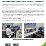 Analysis for Isotope Polonium-210 in Soils with α-Spectrometry